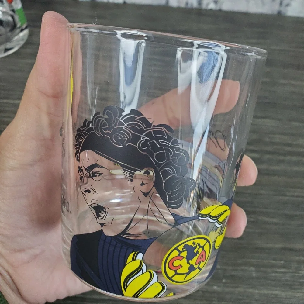 Set Of 2 Mexican‎ National Soccer Team Centenario Tequila Drinking Rocks Glasses